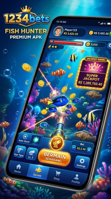 Tampilan antarmuka 1234bets yang user-friendly.